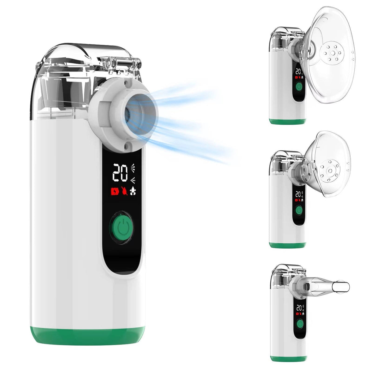 Hudson & Jurgen – Compact USB Rechargeable Mist Inhaler with Whisper-Quiet Operation | Portable Relief for Easy Breathing