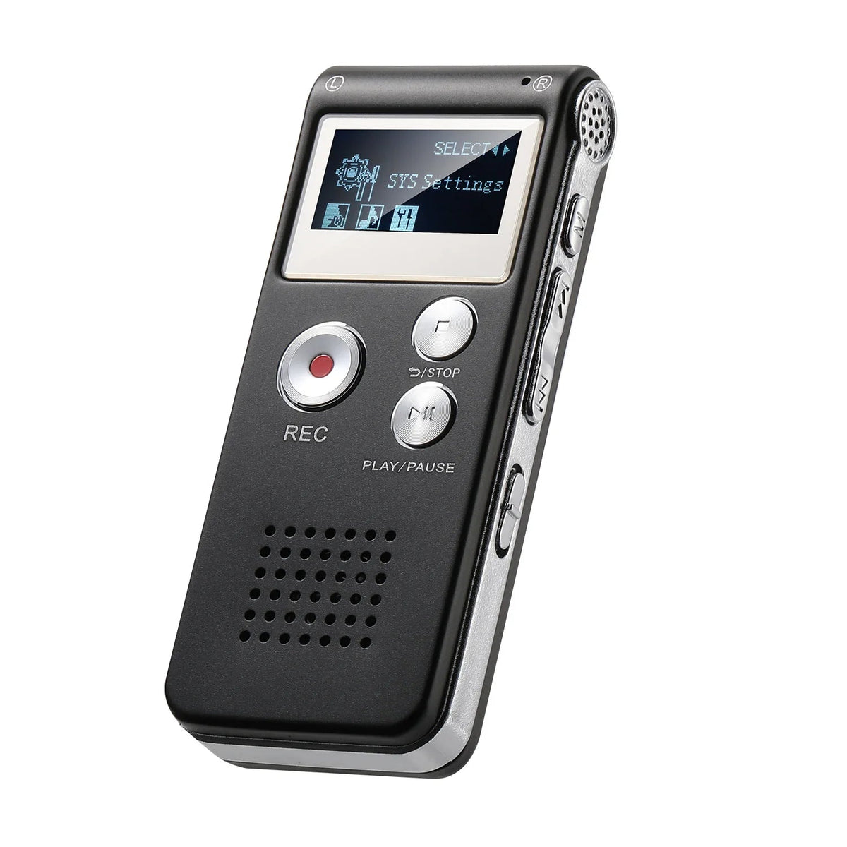 Hudson & Jurgen – Compact Voice Recorder | Voice Activated Audio Recorder with High-Quality Capture | Portable Device for Efficient Sound Recording