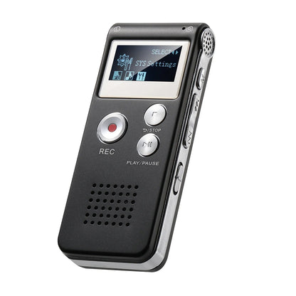 Hudson & Jurgen – Compact Voice Recorder | Voice Activated Audio Recorder with High-Quality Capture | Portable Device for Efficient Sound Recording