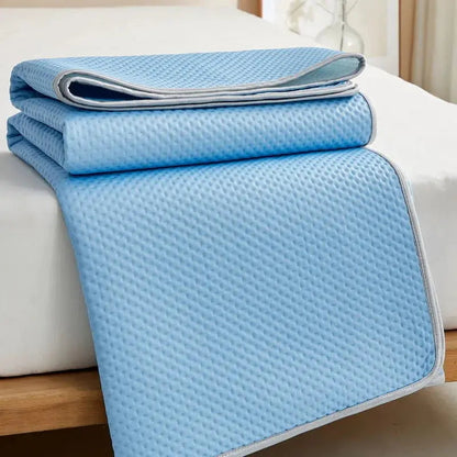 Hudson & Jurgen – Cooling Mattress Pad with Breathable Ice Silk Fabric | Soft Design for Comfortable Summer Sleep