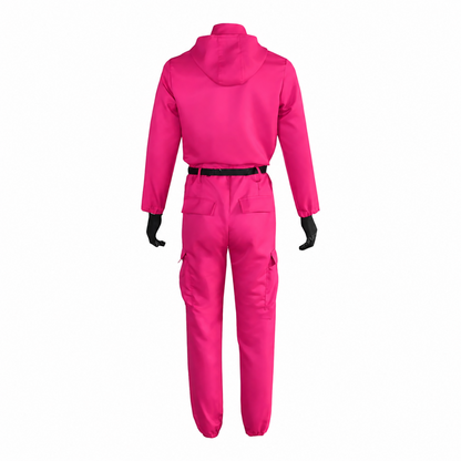 Ventayo – Kostumesamling | Hættejumpsuit med maske, der dækker hele ansigtet | Komplet look til sjov til Halloween