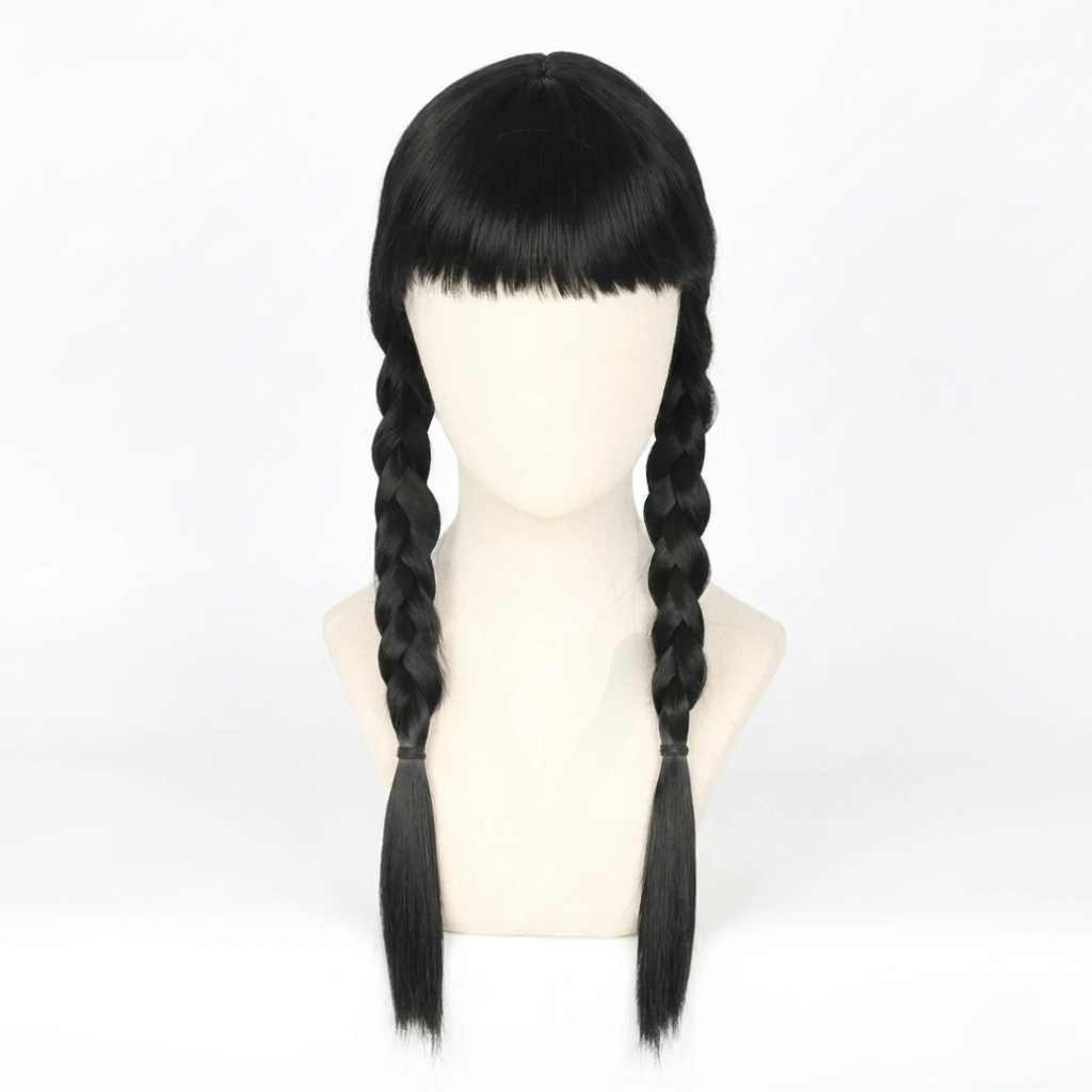 Hudson & Jurgen – Costume Wig | Braided Hair Design for Halloween & Themed Events | Easy Dress Up Accessory