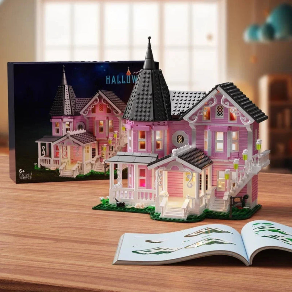 Hudson & Jurgen – Creative Building Block Set | Halloween-Themed 1349 PCS with Light-Up Features | Engaging Educational Toy for Imaginative Play