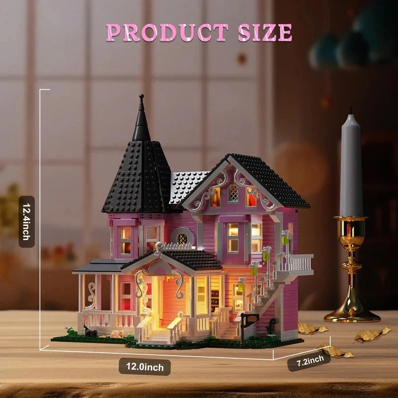 Hudson & Jurgen – Creative Building Block Set | Halloween-Themed 1349 PCS with Light-Up Features | Engaging Educational Toy for Imaginative Play