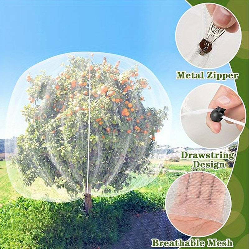 Hudson & Jurgen – Fruit Protection Bags with Adjustable Drawstring Closure | Breathable Mesh for Pest Defense