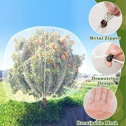 Hudson & Jurgen – Fruit Protection Bags with Adjustable Drawstring Closure | Breathable Mesh for Pest Defense