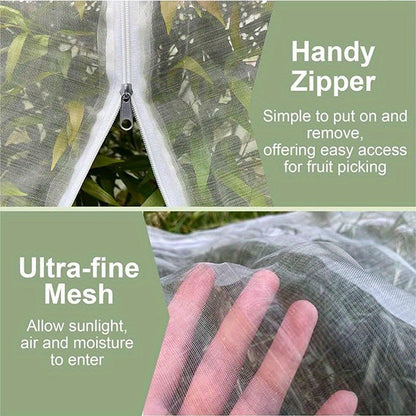 Hudson & Jurgen – Fruit Protection Bags with Adjustable Drawstring Closure | Breathable Mesh for Pest Defense