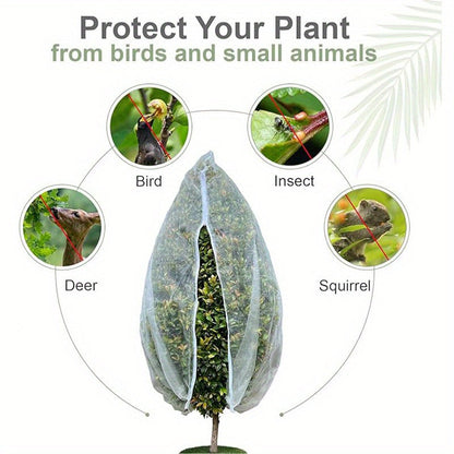 Hudson & Jurgen – Fruit Protection Bags with Adjustable Drawstring Closure | Breathable Mesh for Pest Defense