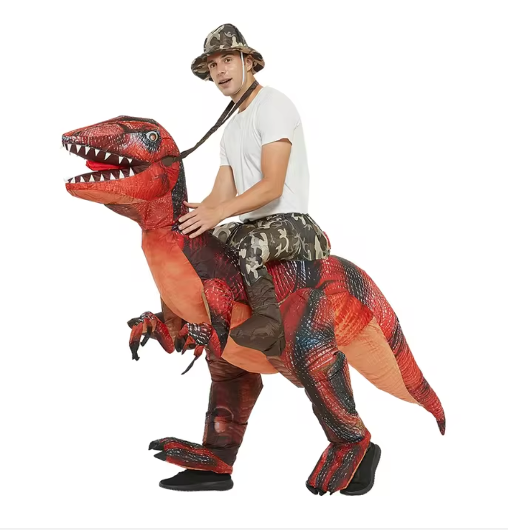 Hudson & Jurgen – Dino Adventure | Kids Halloween Costume - Inflatable Dinosaur for Fun Playtime