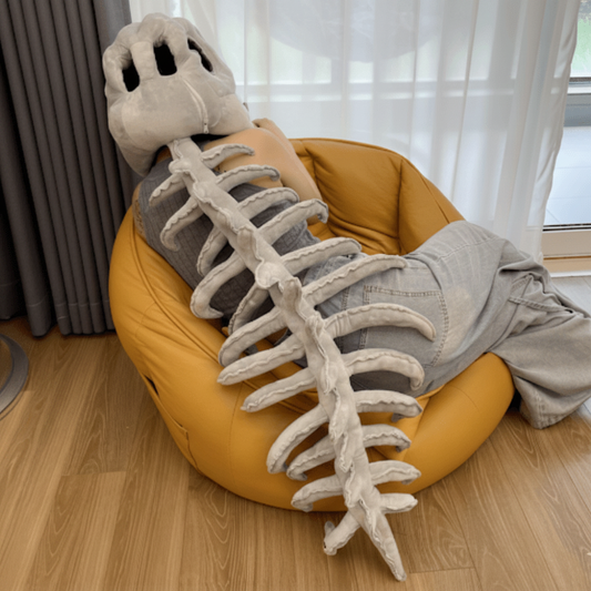 Ventayo – Dinosaurier-Skelettkostüm | Kuscheliges Kinderkostüm mit 3D-Design | Lustiges Verkleiden für Halloween und Partys
