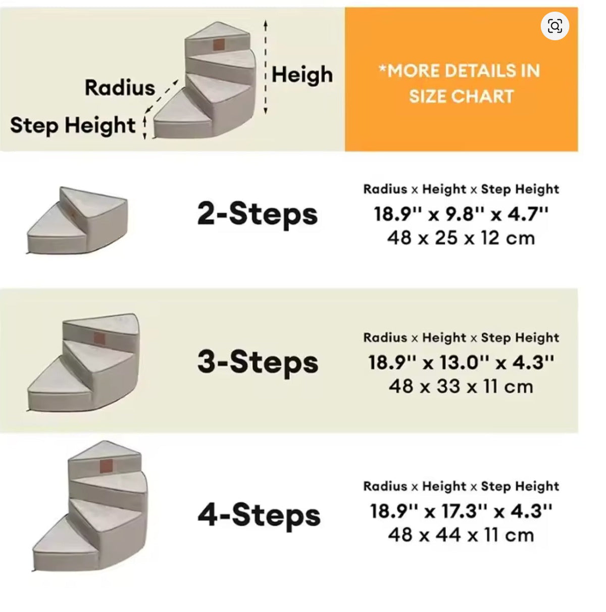 Hudson & Jurgen – Comfort Steps | Orthopedische hondentrap voor het bed met antislip-schuimontwerp | Ruimtebesparende oplossing voor de mobiliteit van huisdieren