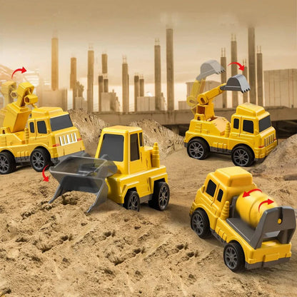 Hudson & Jurgen – Dynamic Construction Vehicle Play Set with Lights & Sounds | Engaging Carrier for Imaginative Play