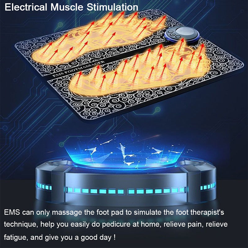 Foldable Electric Foot Massager - EMS Foot Massager