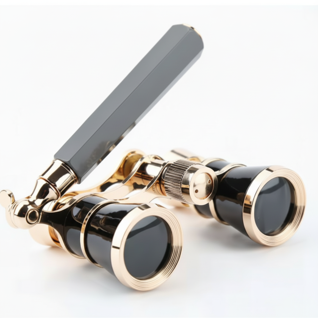 Hudson & Jurgen – Elegant Opera Glasses | Theater Binoculars with 3x Magnification | Compact Design for Clear Viewing