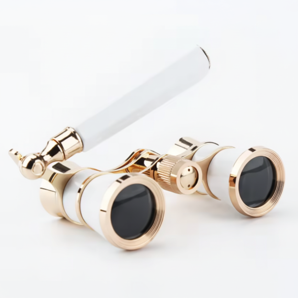 Hudson & Jurgen – Elegant Opera Glasses | Theater Binoculars with 3x Magnification | Compact Design for Clear Viewing