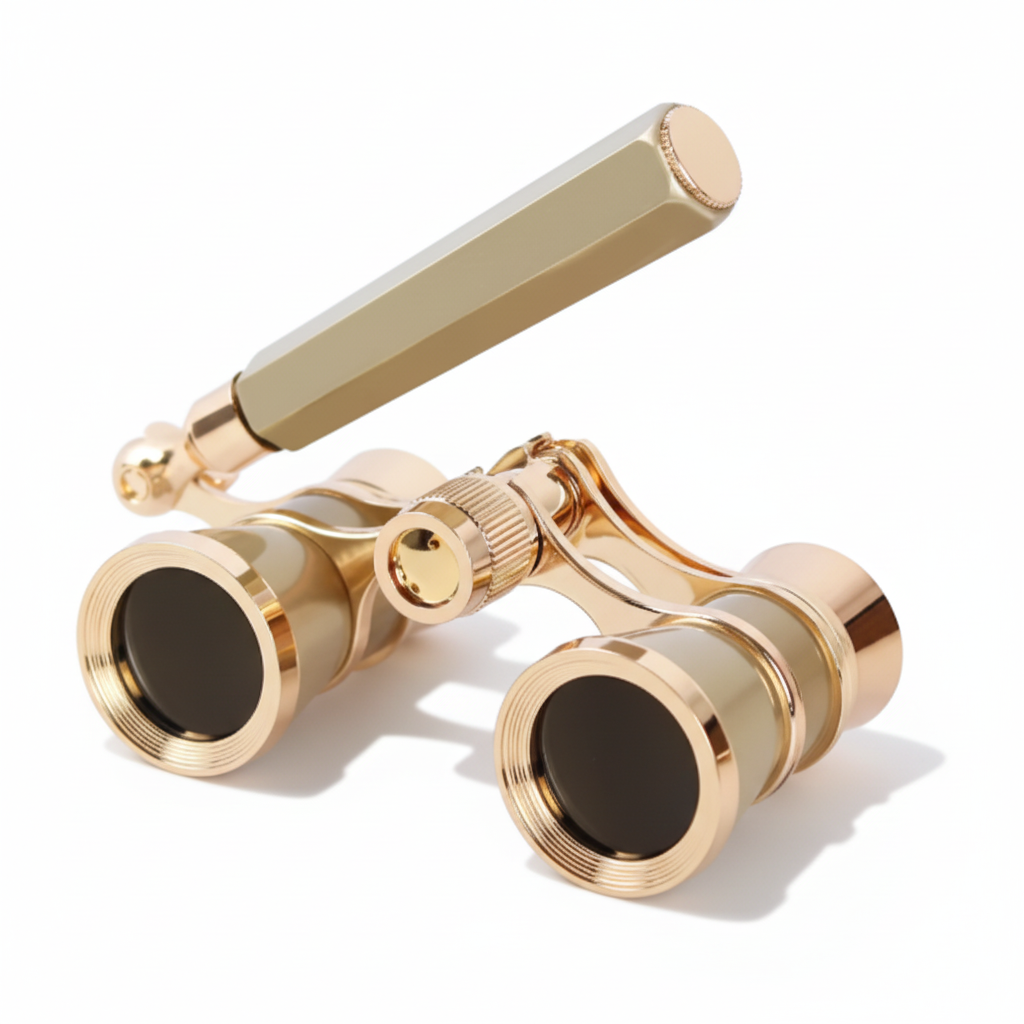 Hudson & Jurgen – Elegant Opera Glasses | Theater Binoculars with 3x Magnification | Compact Design for Clear Viewing