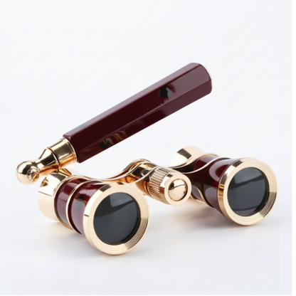 Hudson & Jurgen – Elegant Opera Glasses | Theater Binoculars with 3x Magnification | Compact Design for Clear Viewing