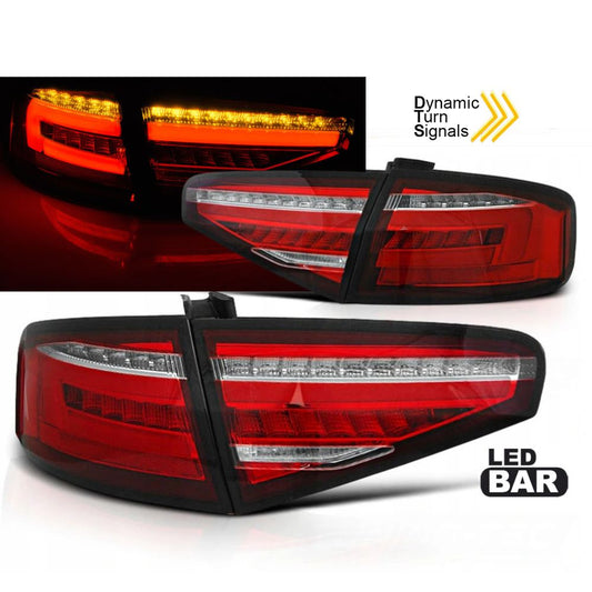 Audi A4 B8 2012-2015 Audi A4 B8 2012-2015 LED-Rückleuchten LED SEQ Rot