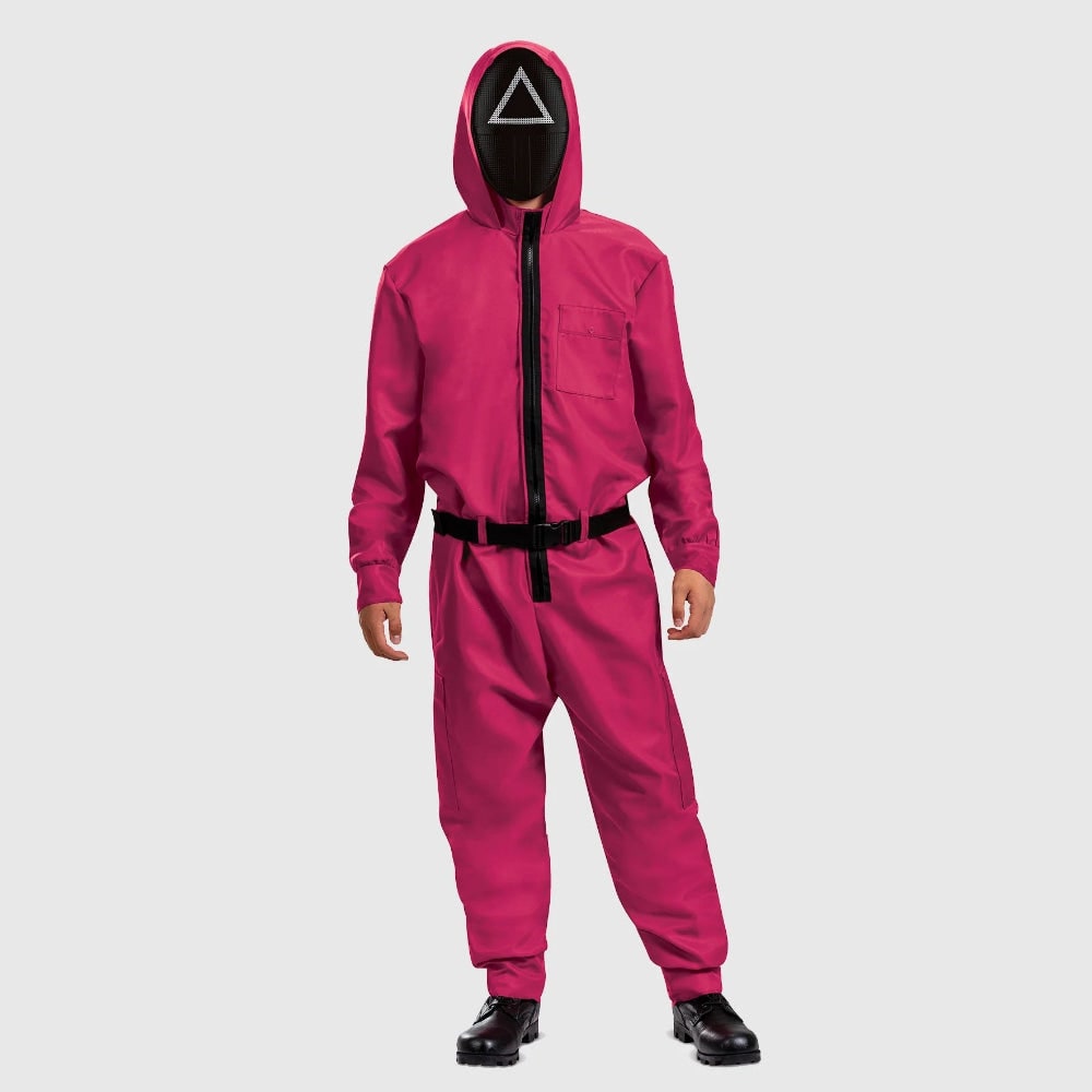 Hudson & Jurgen – Festive Costume Collection | Halloween Jumpsuit with Mask & Belt | Complete Outfit for Themed Events