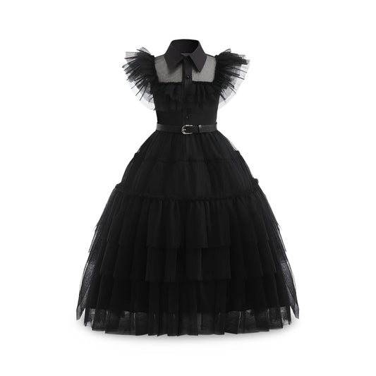 Ventayo – Festliches Prinzessinnenkleid | Mehrlagiges Halloween-Kostüm für Kinder und Jugendliche | Perfekt für Partys und Mottofeiern
