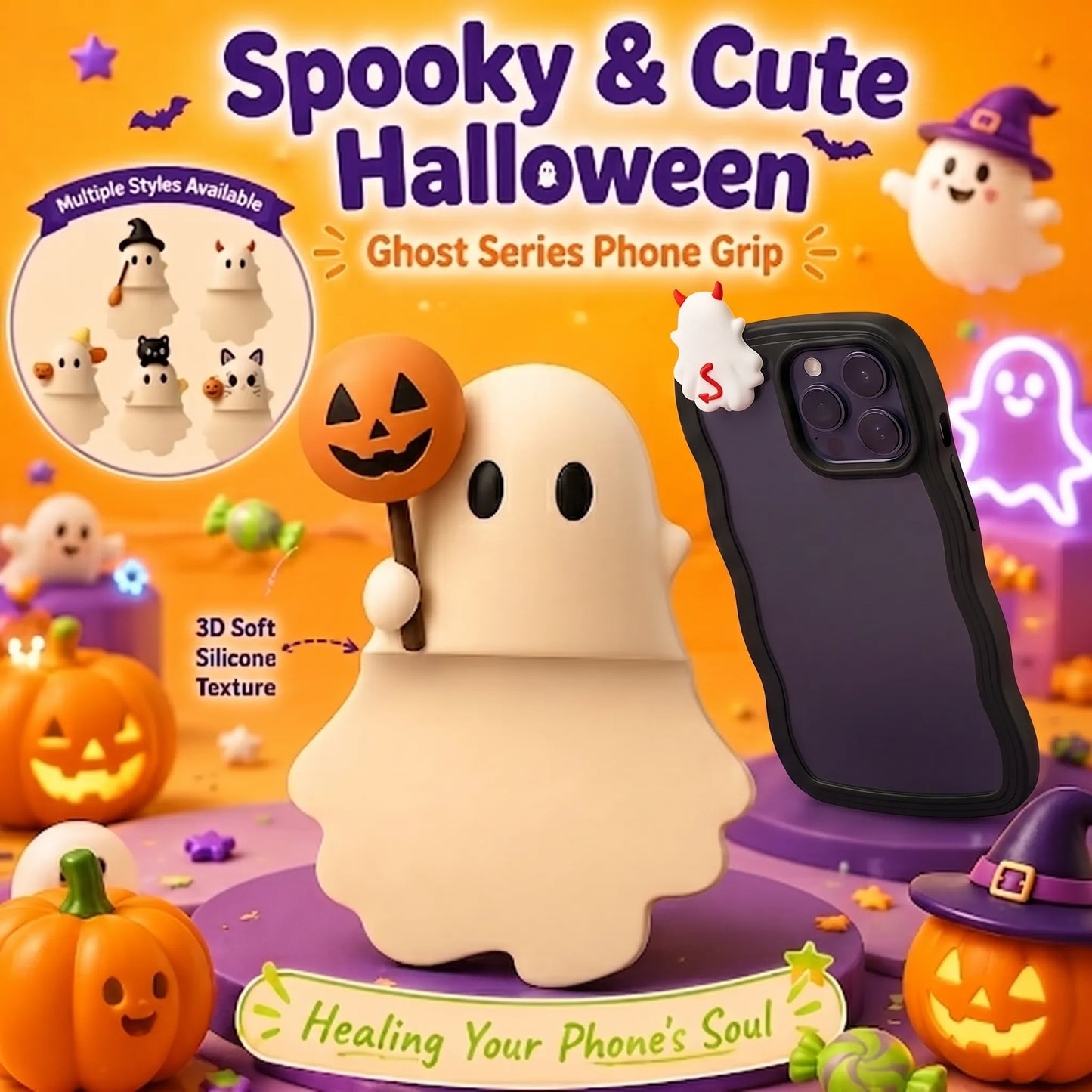 Ventayo – Cute Phone Holder Desktop Figurine