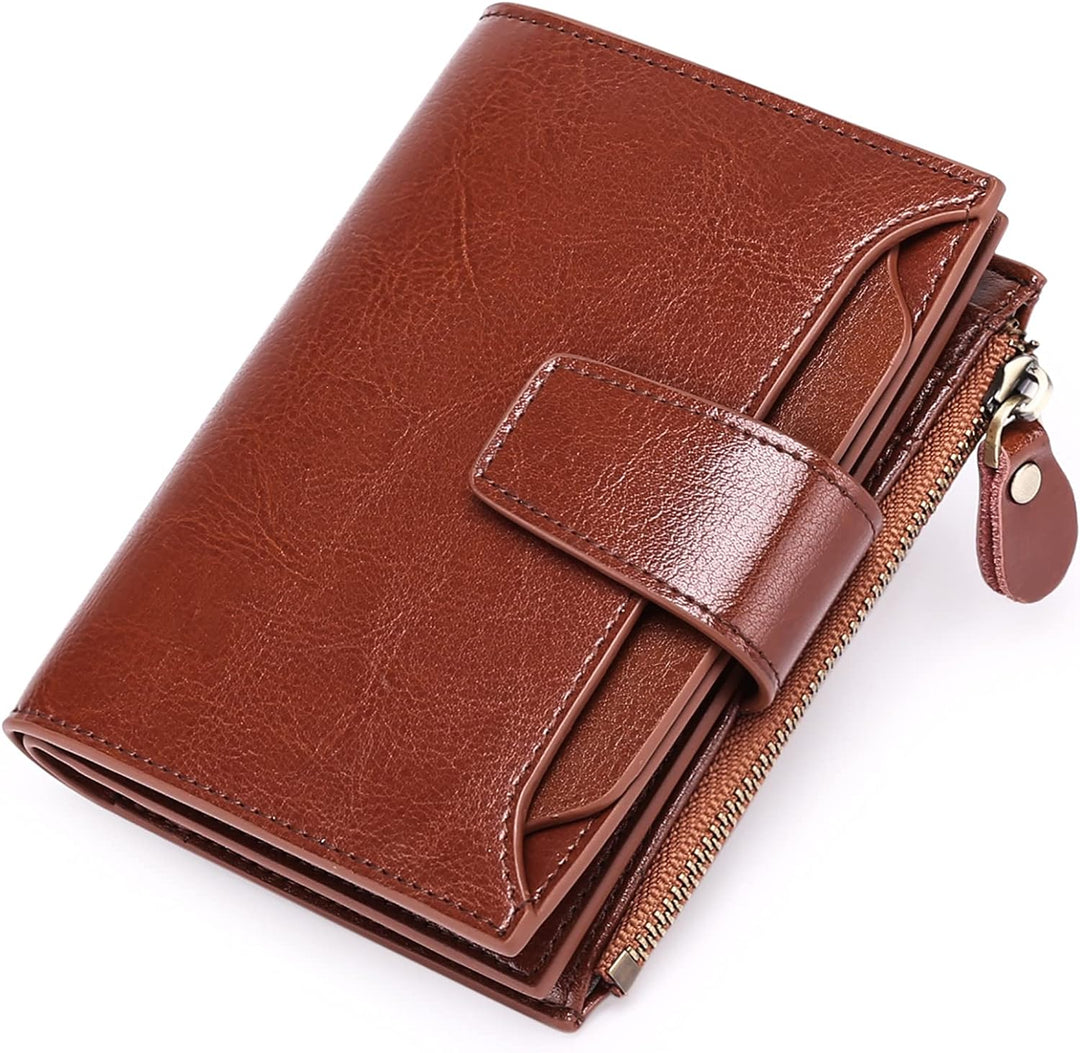 Hudson & Jurgen – Genuine Leather Multi-Pocket Wallet with RFID Protection | Compact Design for Secure Organization