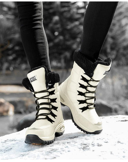 Lucina Winter Warm Mid-Calf Snow Boots for Women