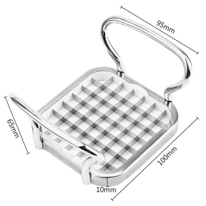 Multi-Functional Stainless Steel Cutter – Effortless Slicing for Fruits & Vegetables