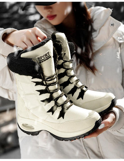 Lucina Winter Warm Mid-Calf Snow Boots for Women
