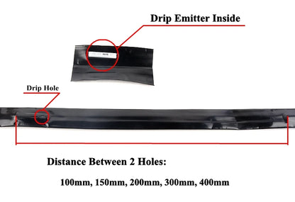 16mm Mikro Dråbevandingsbånd – 20M / 50M / 100M
