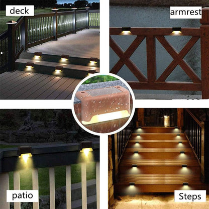 Outdoor LED Solar Powered Waterproof Stair and Garden Light