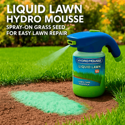 Hudson & Jurgen – Lawn Repair Spray with Advanced Hydroseeding Technology | Effortless Solution for Lush Green Lawns