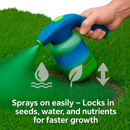 Hudson & Jurgen – Lawn Repair Spray with Advanced Hydroseeding Technology | Effortless Solution for Lush Green Lawns