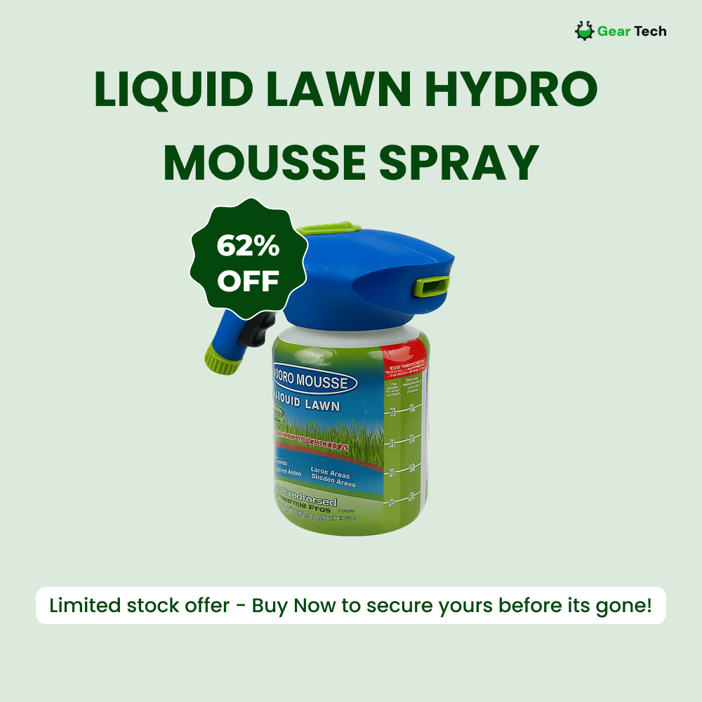 Hudson & Jurgen – Lawn Repair Spray with Advanced Hydroseeding Technology | Effortless Solution for Lush Green Lawns
