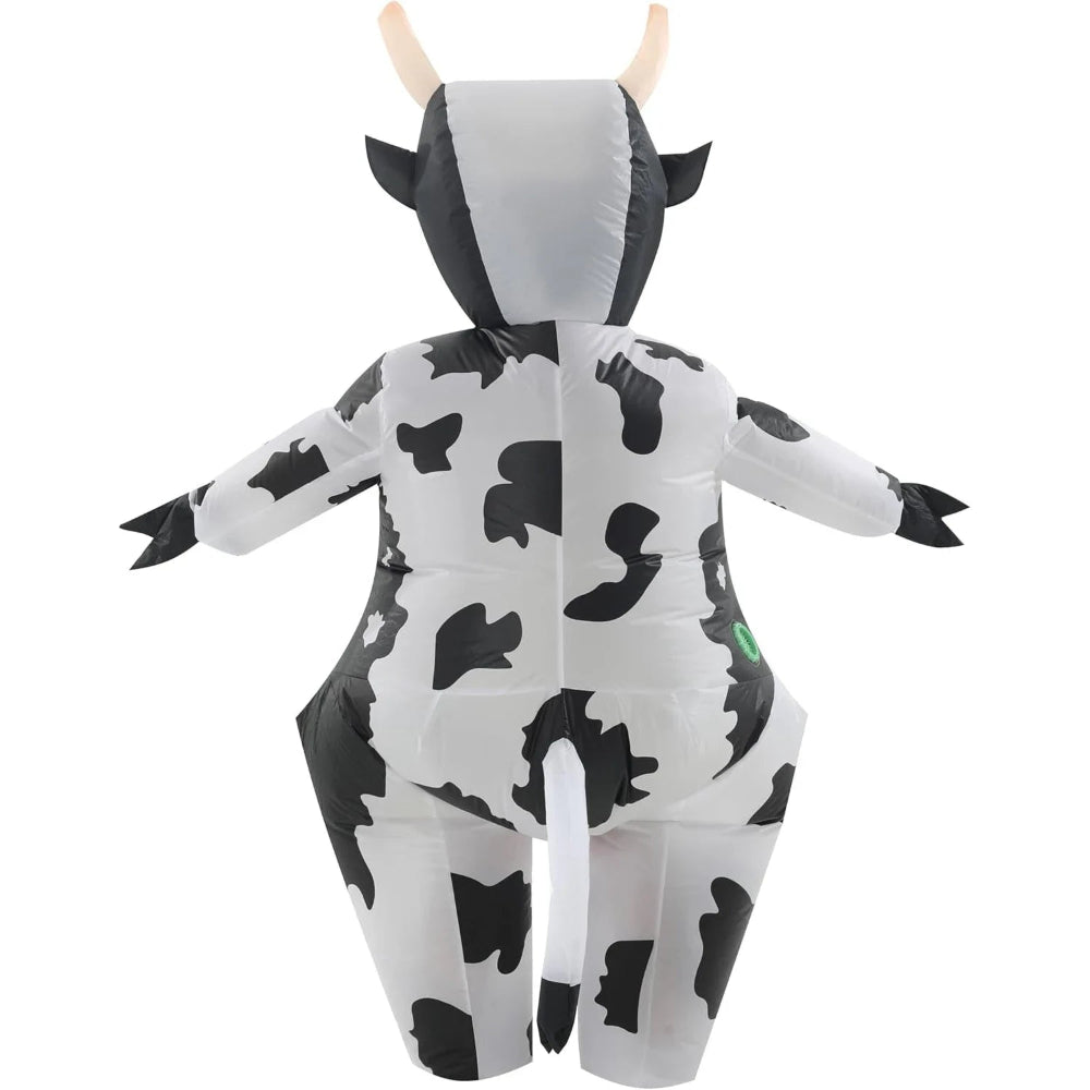 Hudson & Jurgen – Inflatable Cow Costume for Adults with Eye-Catching Design | Fun Outfit for Halloween and Parties