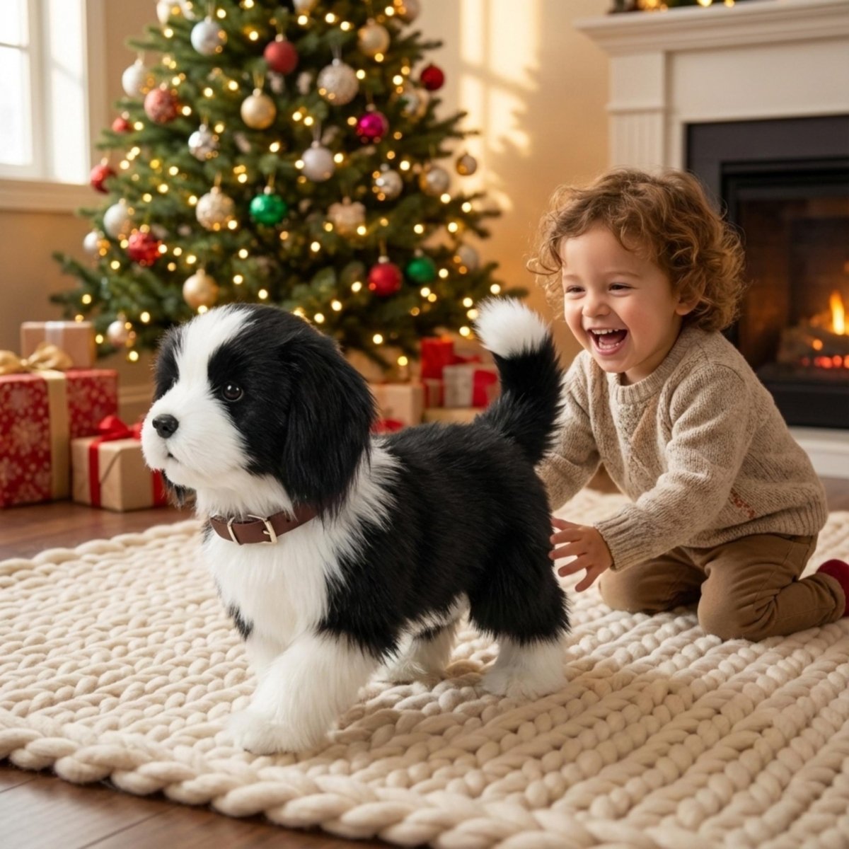 Hudson & Jurgen – Robot Puppy | Interactive Walking & Barking Electronic Dog Toy with Soft Plush Design