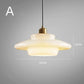 Mid Century Art Milk White Glass Pendant Light