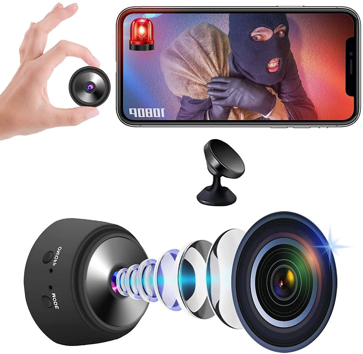 Full HD trådløst IP-kamera