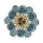 Contemporary 18-Light Hand Blown Glass Cluster Chandelier