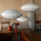 Minimalist White Bubble Hanging Pendant Light