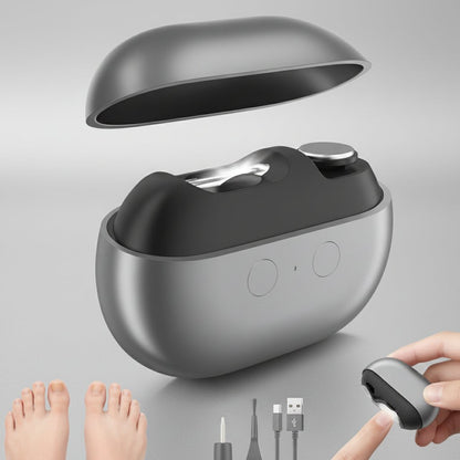 Hudson & Jurgen – Nagelverzorgingstrimmer | Oplaadbare elektrische nagelknipper met ledlampje | Ergonomisch ontwerp voor moeiteloze verzorging