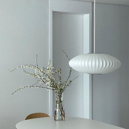 Minimalist White Bubble Hanging Pendant Light