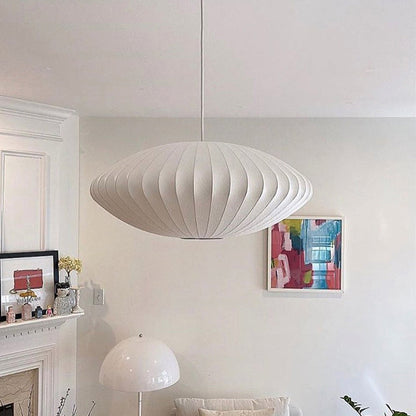 Minimalist White Bubble Hanging Pendant Light