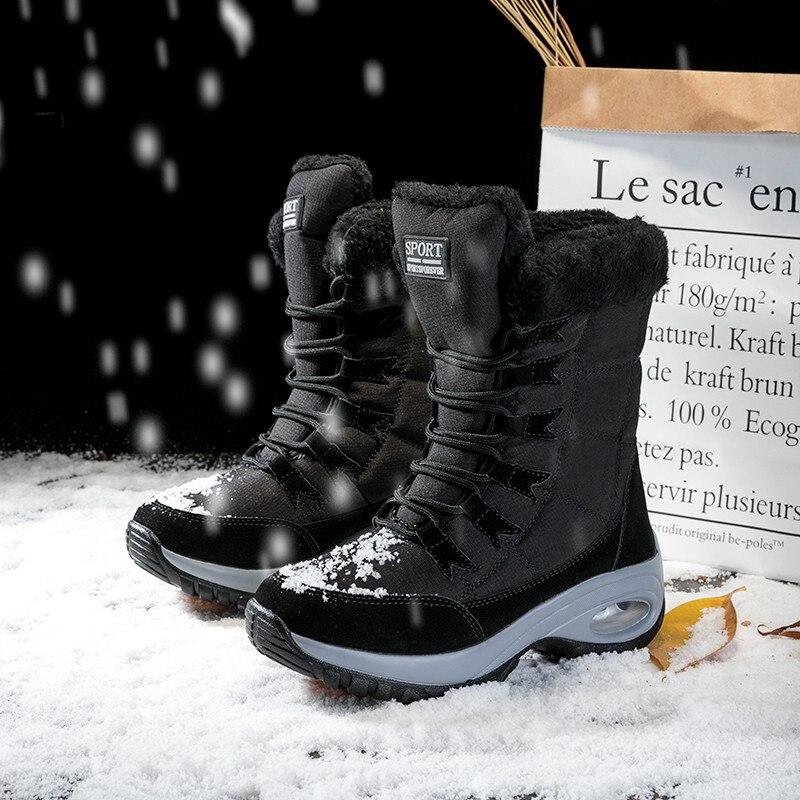 Lucina Winter Warm Mid-Calf Snow Boots for Women