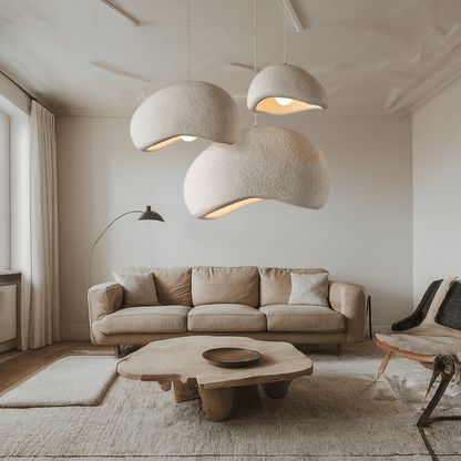 Hudson & Jurgen – Nordic Pendant Lighting | Dimmable Glass & Metal Ceiling Light Fixture | Adjustable Height for Ambient Home Decor
