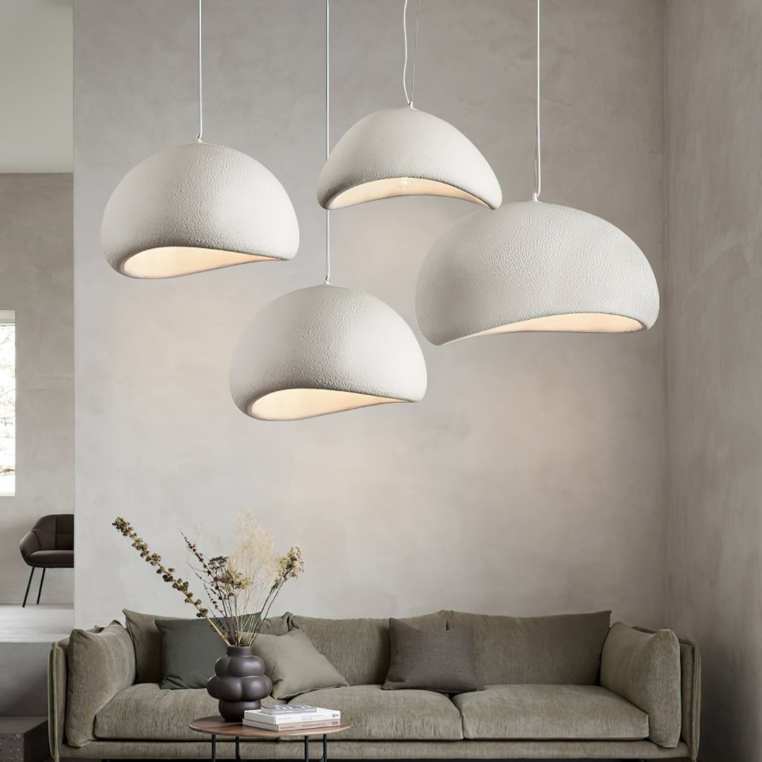 Hudson & Jurgen – Nordic Pendant Lighting | Dimmable Glass & Metal Ceiling Light Fixture | Adjustable Height for Ambient Home Decor
