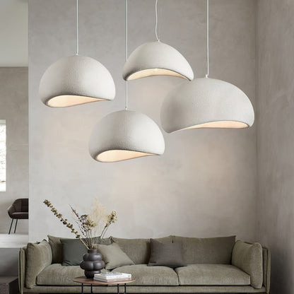 Hudson & Jurgen – Nordic Pendant Lighting | Dimmable Glass & Metal Ceiling Light Fixture | Adjustable Height for Ambient Home Decor