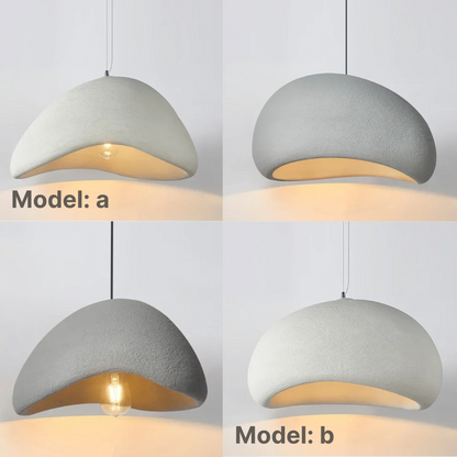 Hudson & Jurgen – Nordic Pendant Lighting | Dimmable Glass & Metal Ceiling Light Fixture | Adjustable Height for Ambient Home Decor