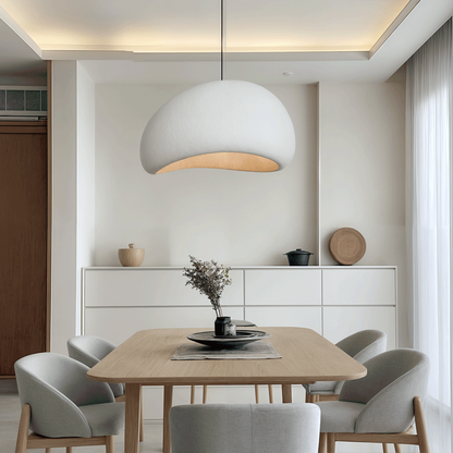 Hudson & Jurgen – Nordic Pendant Lighting | Dimmable Glass & Metal Ceiling Light Fixture | Adjustable Height for Ambient Home Decor