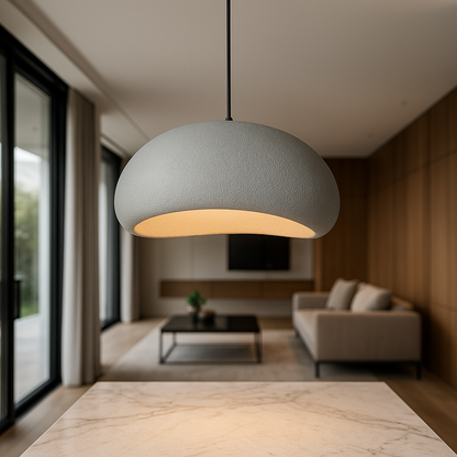 Hudson & Jurgen – Nordic Pendant Lighting | Dimmable Glass & Metal Ceiling Light Fixture | Adjustable Height for Ambient Home Decor